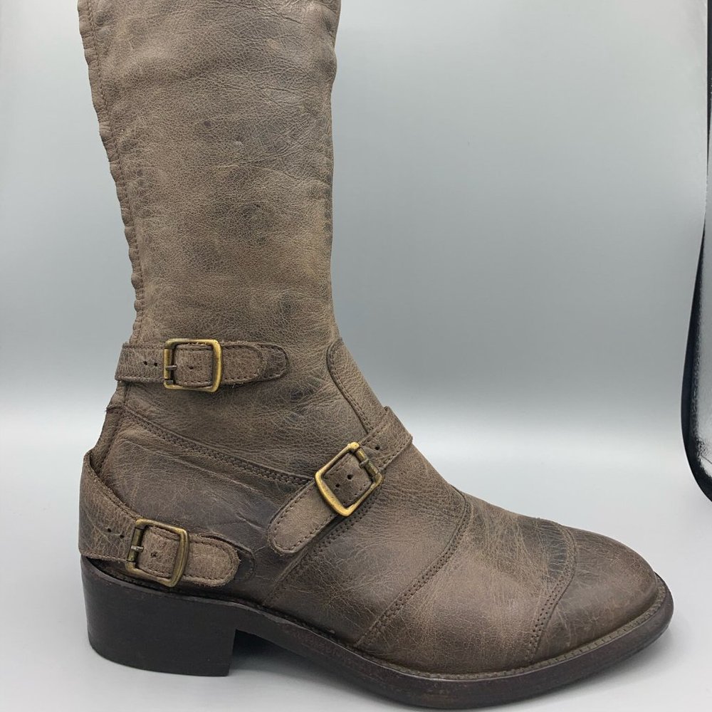 Belstaff Brown Boots in Leather (37)  - FL-SH-096